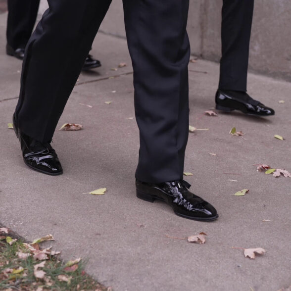 Quality black dress formal shoes are comfortable.