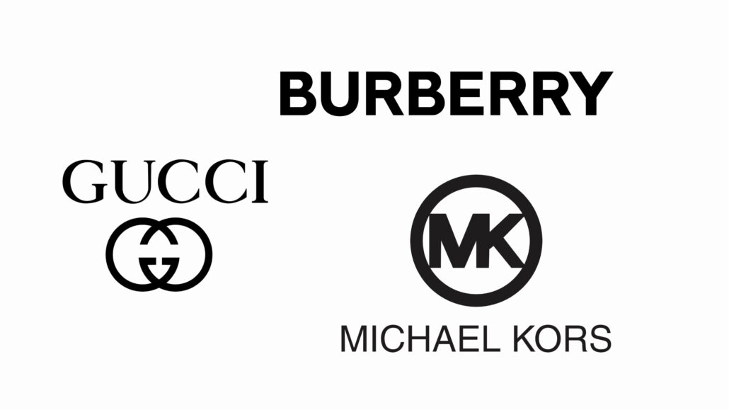 Popular brands like Gucci, Burberry, and MK that has a line for watches as well.
