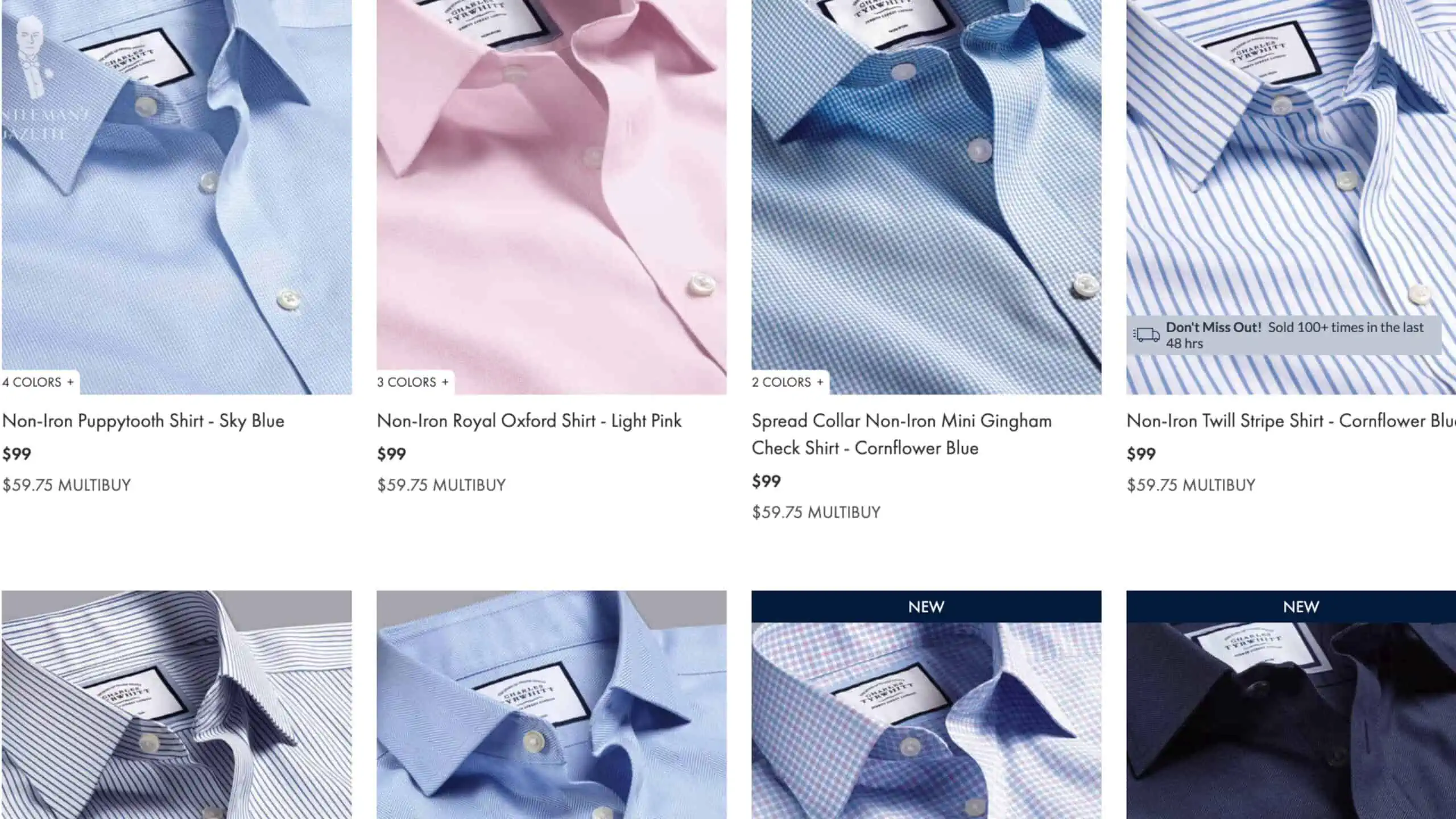 Carries a solid choice of different colors yet adventurous take when it comes to their shirts.