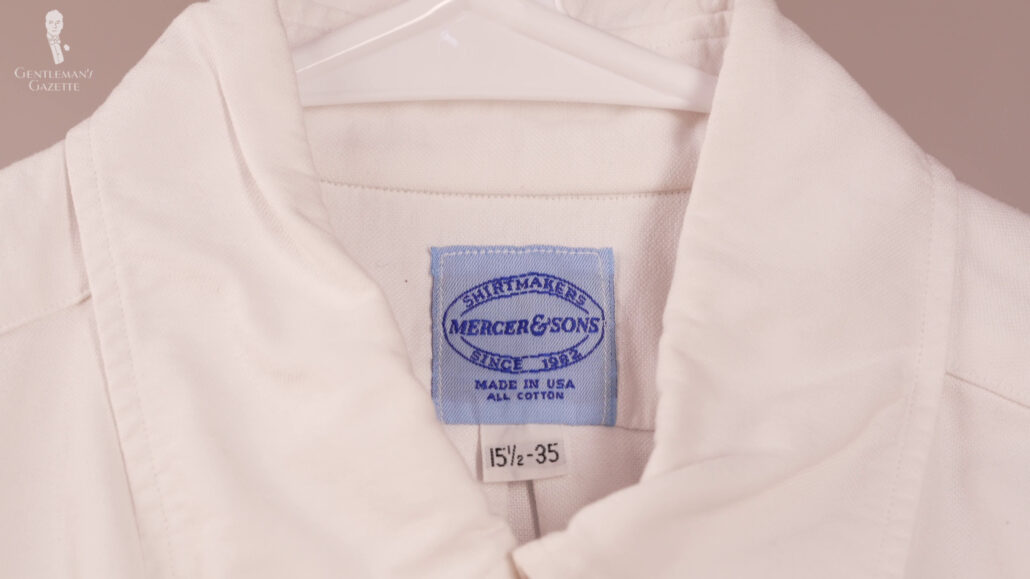These Oxford cloth button-downs have a soft collar.