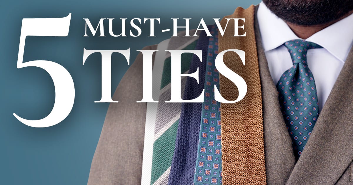 essential tie colors