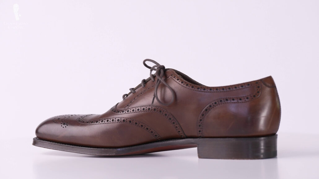 Good quality brown leather shoes are a staple piece for every gentleman's wardrobe.