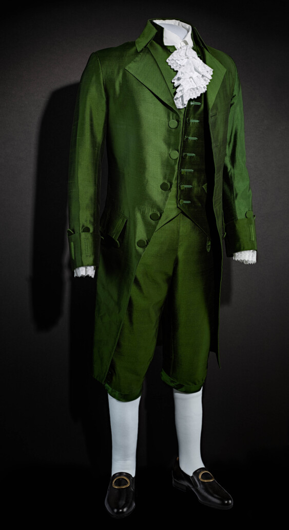 Even as a stage costume the clothing featured in Broadways Hamilton showcases the origin of the three piece suit