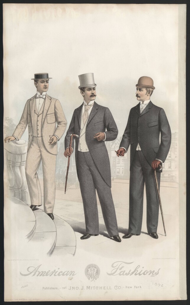 Examples of waistcoats in use at the end of the 1800s