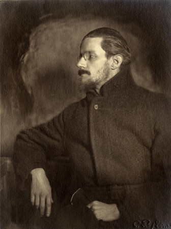 A photograph of James Joyce