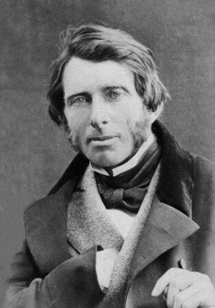 A photograph of John Ruskin