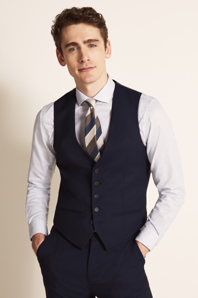 Skinny fit waistcoats have been a staple of the 2010s