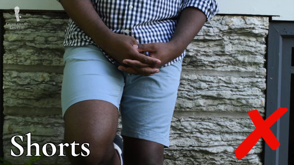 The particular look and more relaxed appeal of shorts.