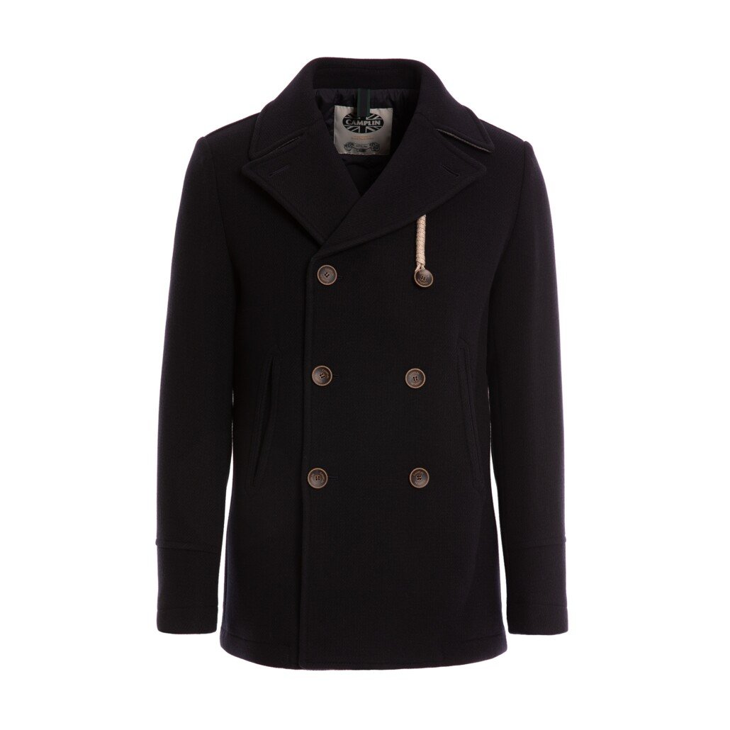 The peacoat from Camplin is still available to purchase today