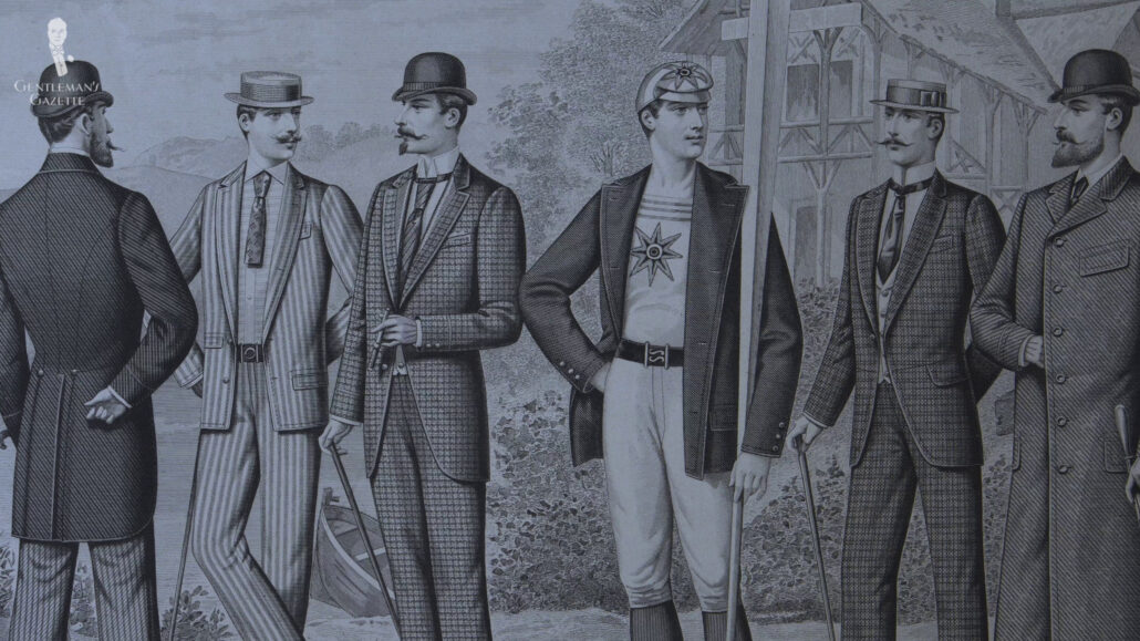 19th century group of gentlemen.