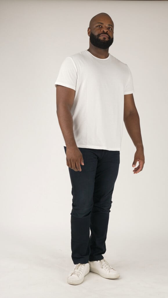 Kyle Showcases How A Classic White T Shirt Should Fit Kyle showcases how a classic white t shirt should fit