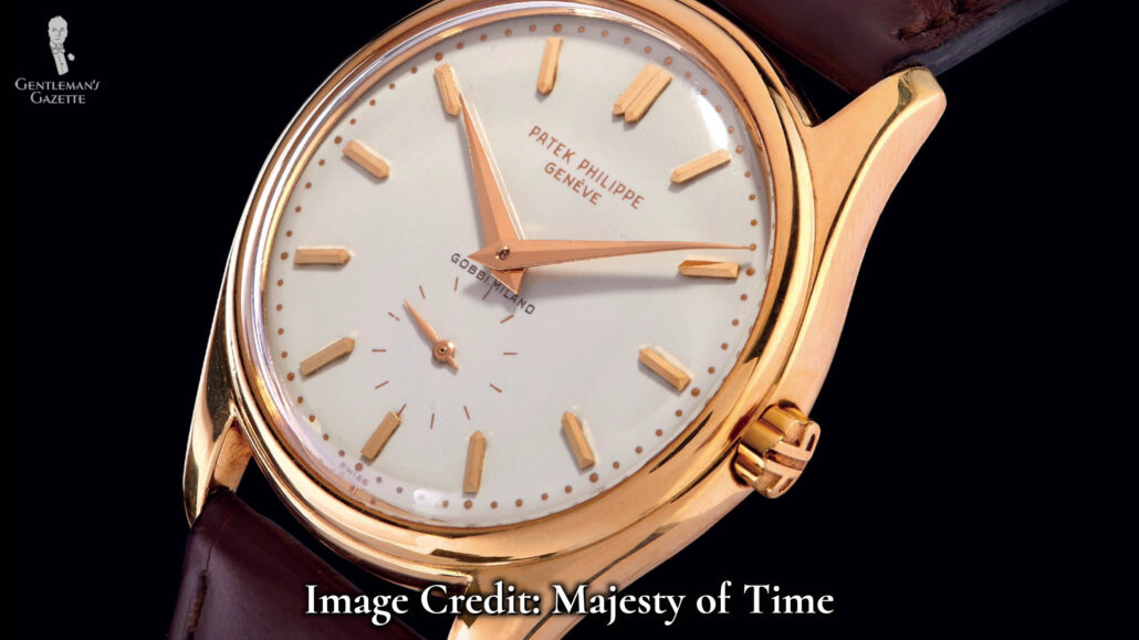 Patek Philippe Ref.2526 yellow gold double signed with automatic movement.