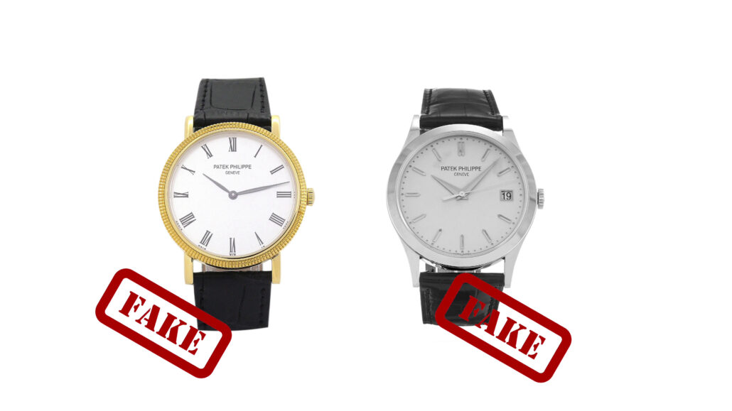 The similarity of designs with other brands but they aren't Patek Philippe.