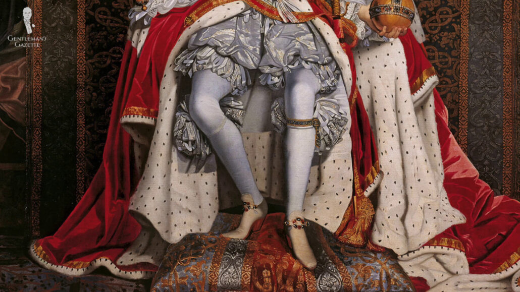 Tight-fitting trousers were worn during the Middle Ages.