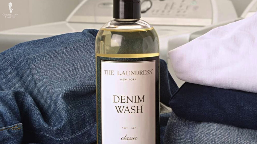 Using a specific denim wash helps preserve the quality of your jeans.