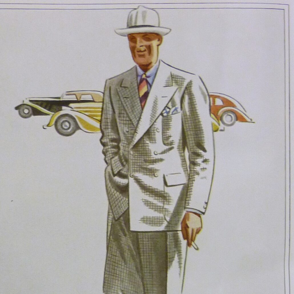 Illustration of a Dandy Gentleman