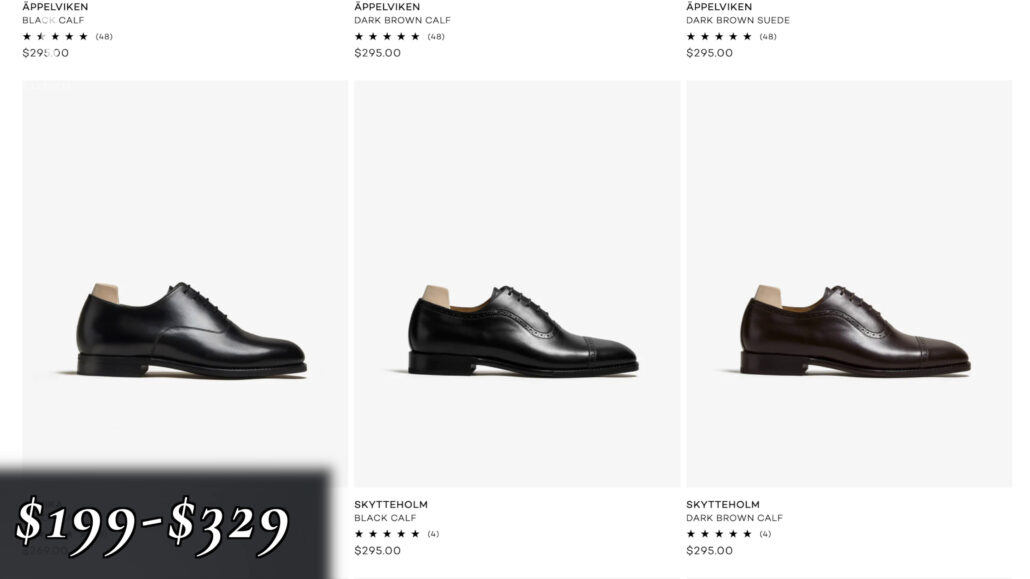 Myrqvist Calf Shoe Collection