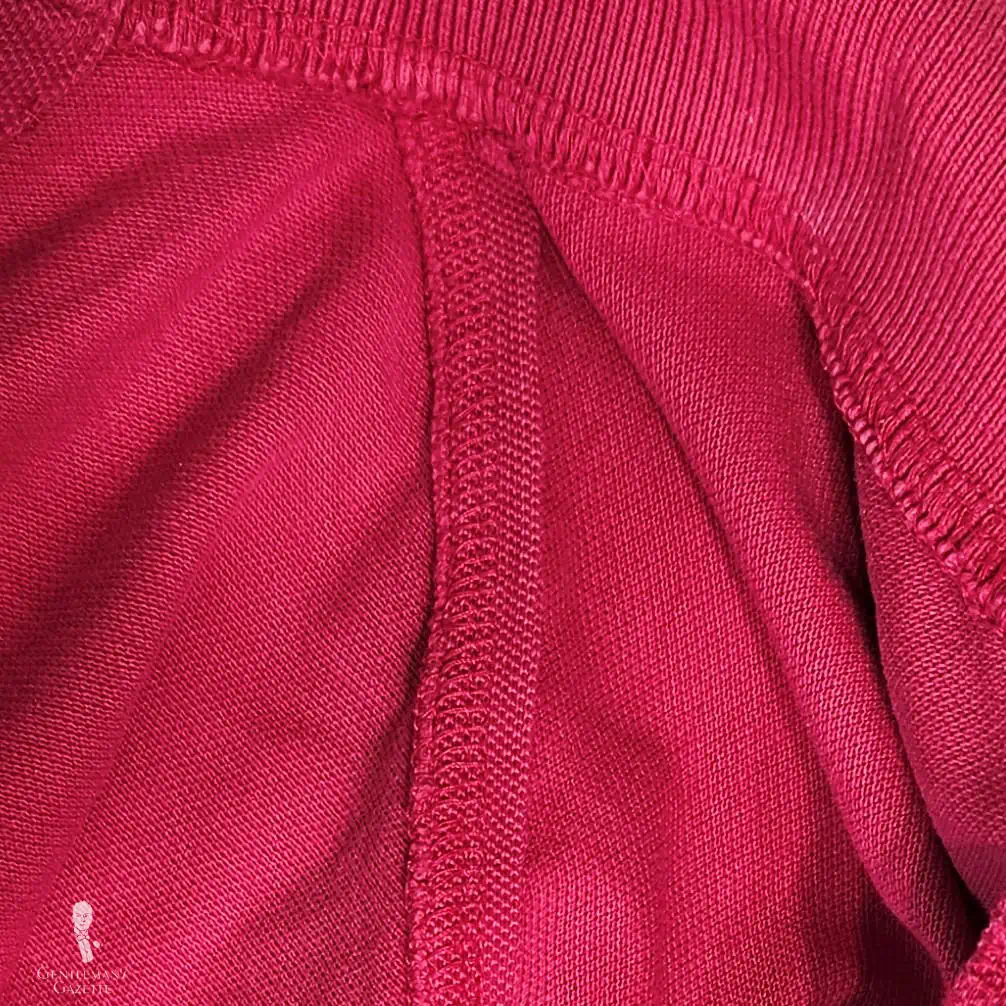 Photo of Polo shirt with untaped shoulder seams