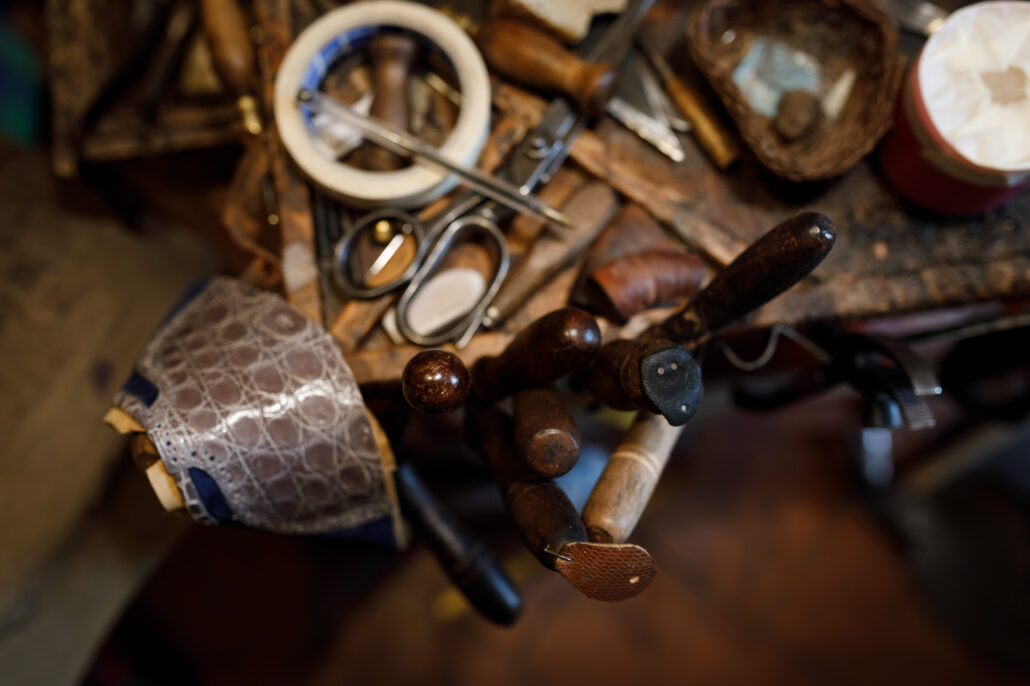 Photo of cobbler's tools
