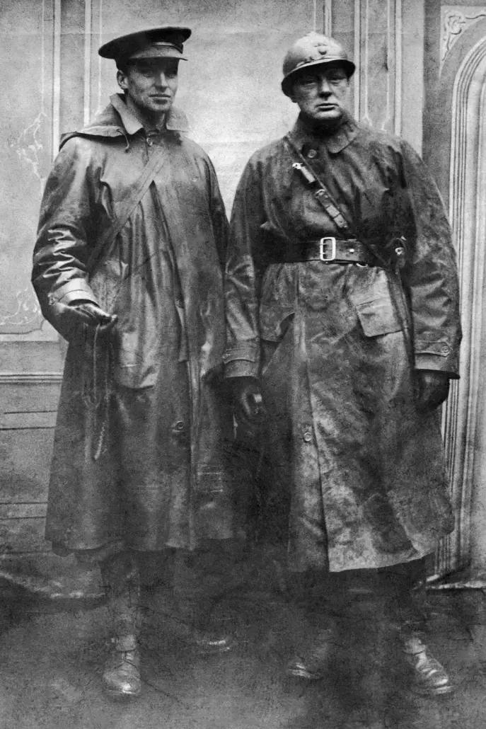 Rubberized trench coats were not always the most enjoyable garments to wear