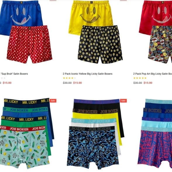 Joe Boxer Mens Men's Loose Boxers - Game On Print - Men's Underwear :  : Clothing, Shoes & Accessories