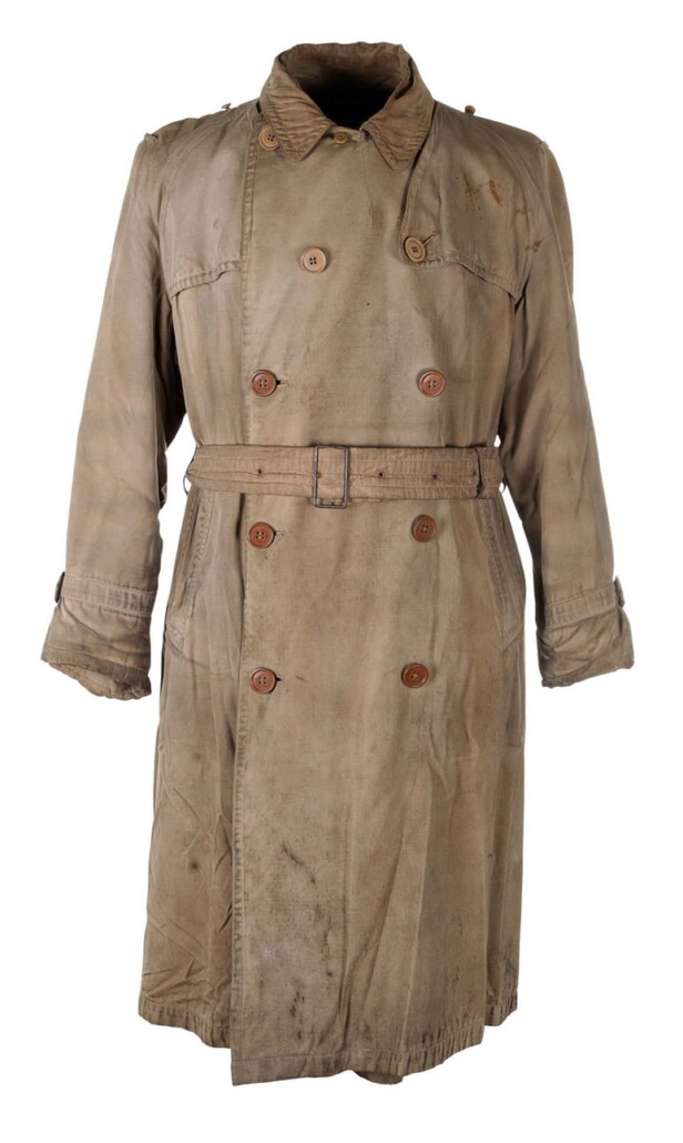 This vintage Moss Bross Trench Coat shows you these garments were designed to be used