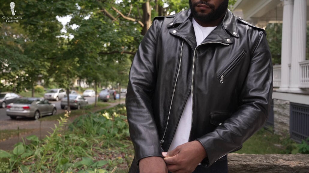 A Black Leather Jacket Is A Timeless Outerwear To Have A black leather jacket is a timeless outerwear to have.