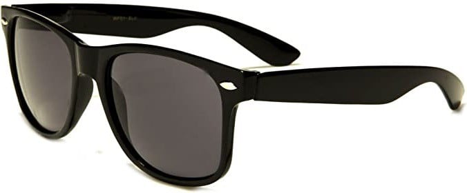 Black Sunglasses With Plastic Frames Photo of plastic sunglasses