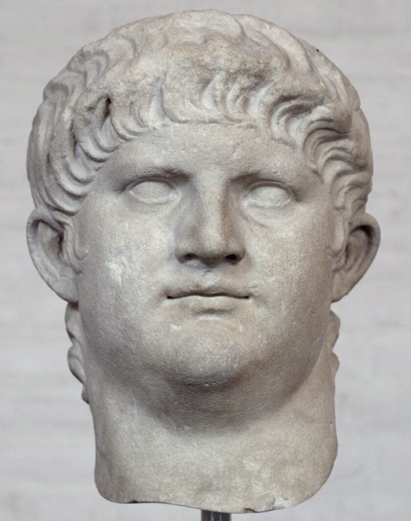 Bust Of Roman Emperor Nero Image Credit Wikimedia Stone bust of Nero