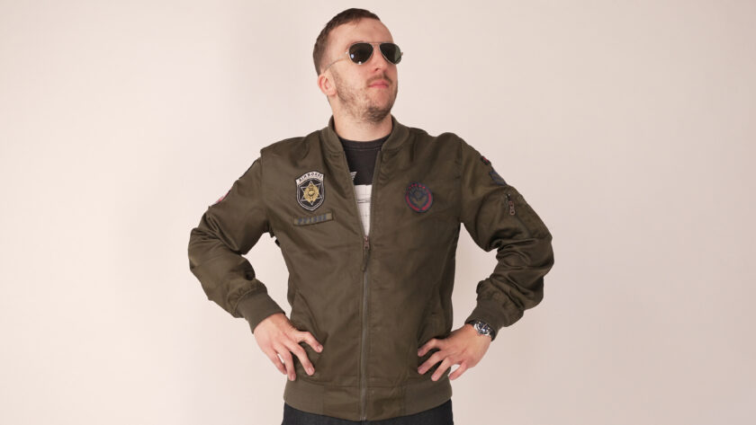 Photo of Chris wearing aviators 