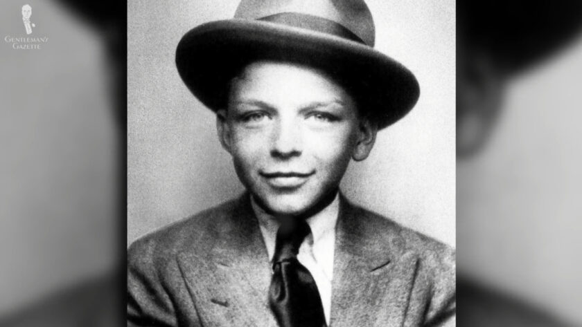 Photo of Sinatra as a young boy