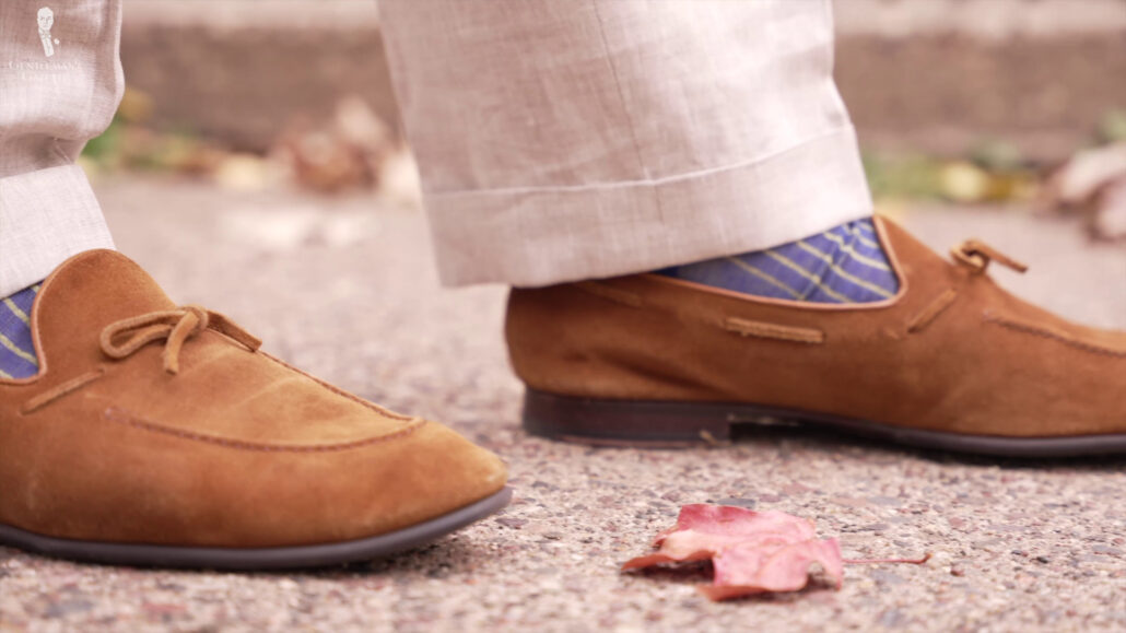 Loafers are considered to be the easiest type of casual type of shoes to wear.