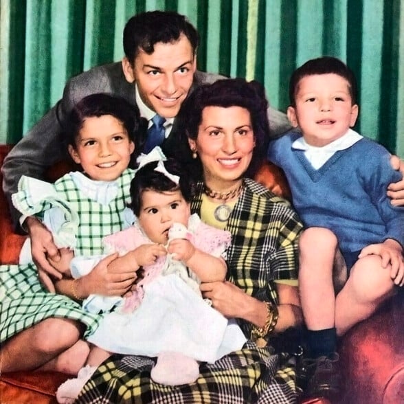 Photo of the Sinatra family