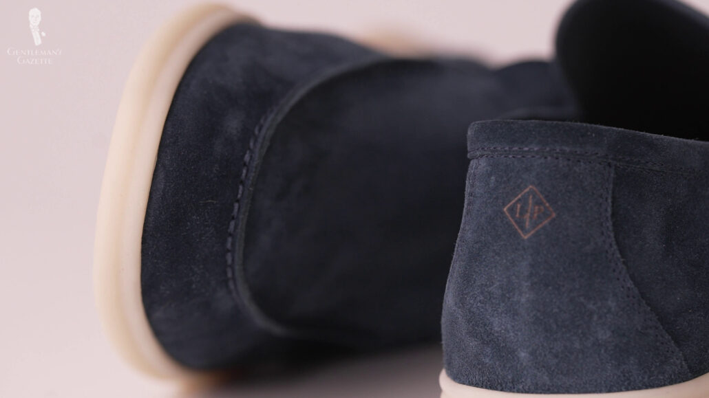 The loafer consists of suede or leather uppers and the rubber sole is largely handcrafted.