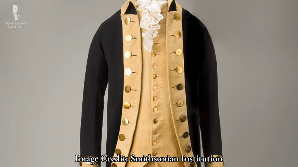 A replica of George Washington's wool suit