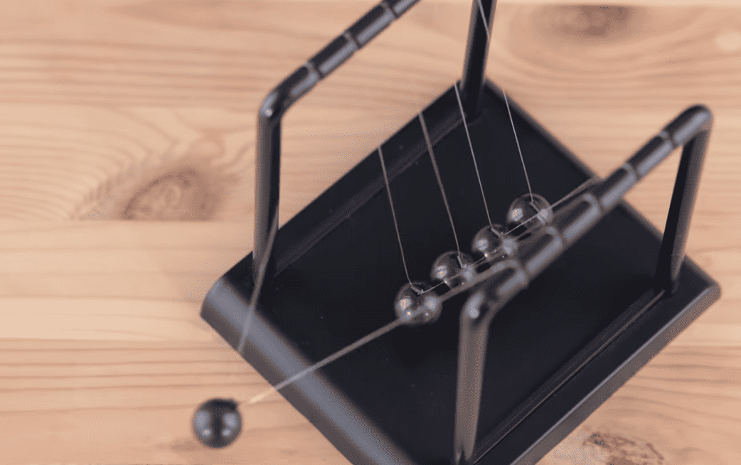 Newton's Cradle is an aesthetic desk piece to have.