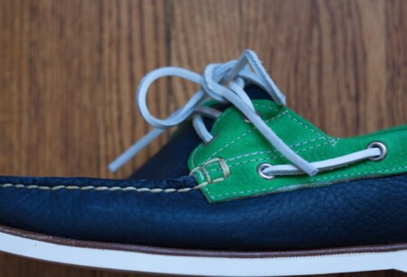 Boat Shoes use thick leather laces