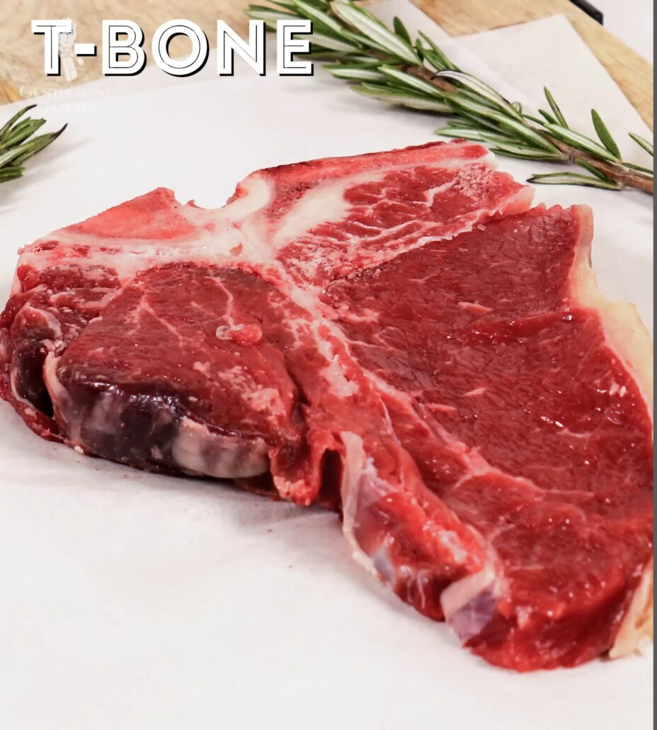 Photograph of a t-bone steak