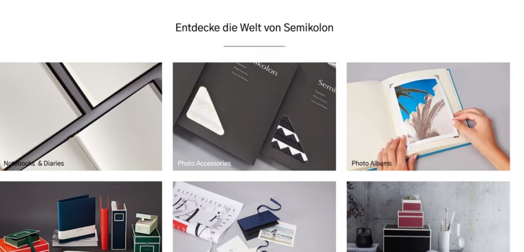 German brand Semikolon that has a unique and classic designs for accessories.