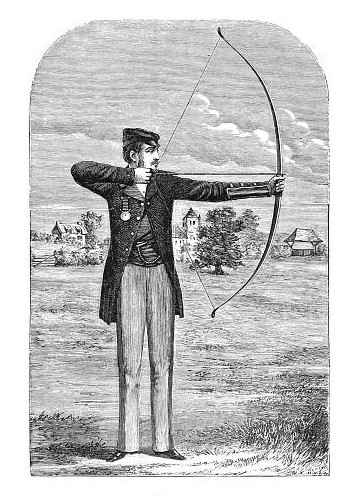 Illustration of a gentleman archer