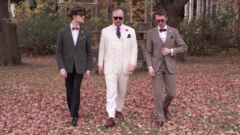 Style should never be dictated by the current fashion style but more by your personal physique.