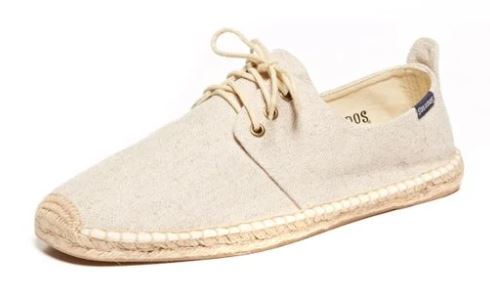 Natural Mens Canvas Derby Lace Up