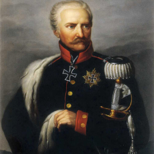 Picture of the Portrait of Gebhard von Blucher by Ernst Gebauer