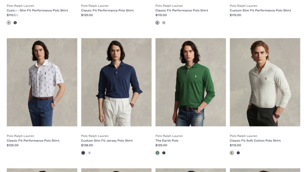 The Polo line offers a large variety of offerings.
