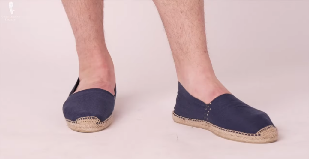 They Are Not Worn With Socks They are ideal not worn with socks.