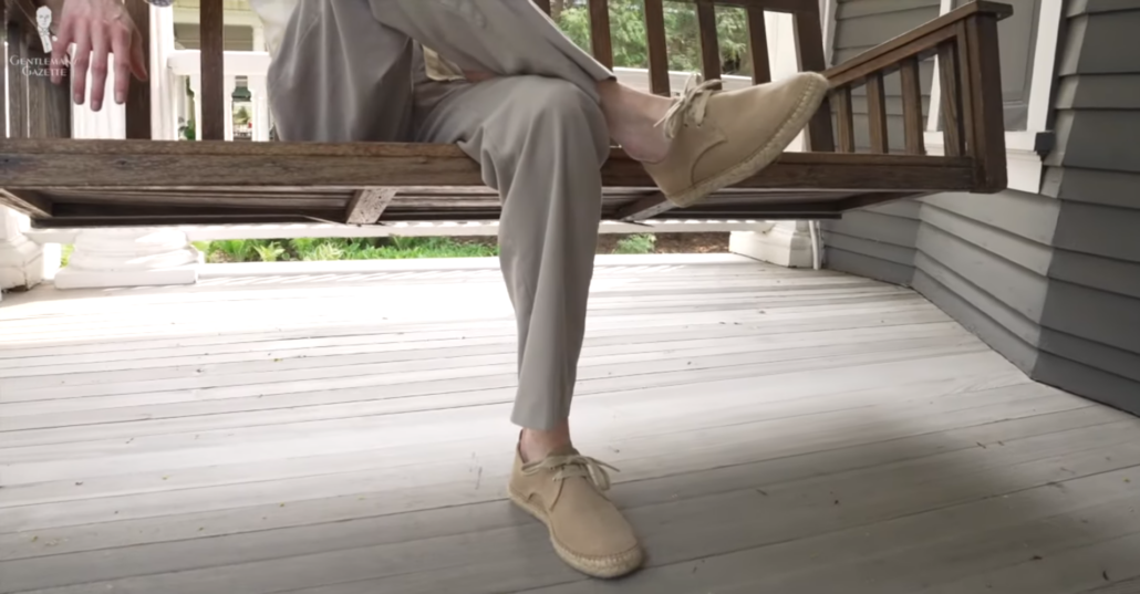 You Can Match Your Khakis And Espadrille For A More Casual Outfit You can match your khakis and espadrille for a more casual outfit.