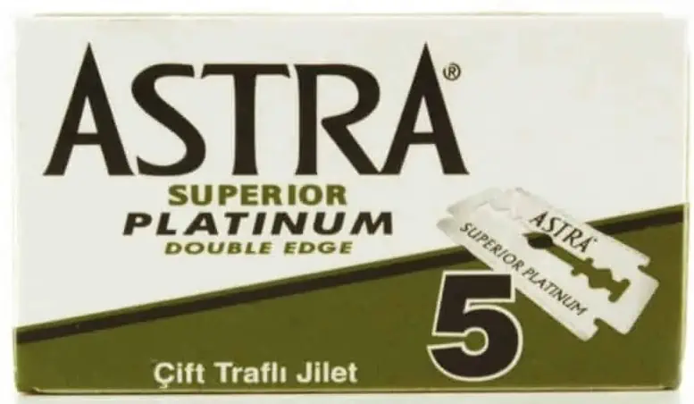 Photo of 5 pack of Astra razor blades