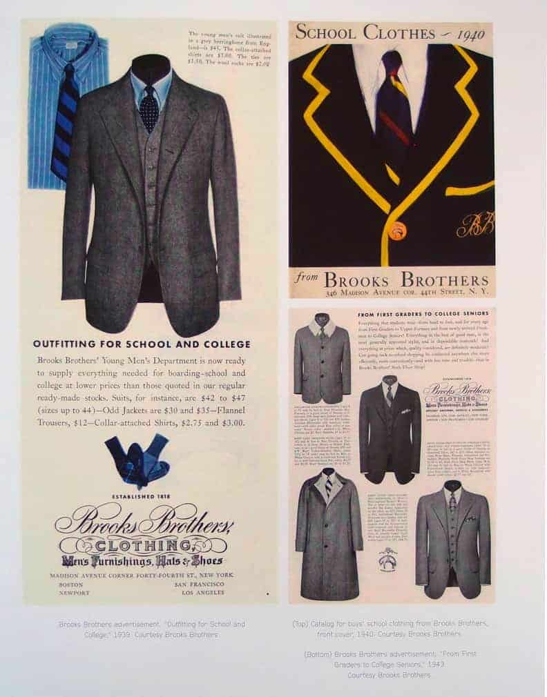 Brooks Brothers have always had a collegiate style