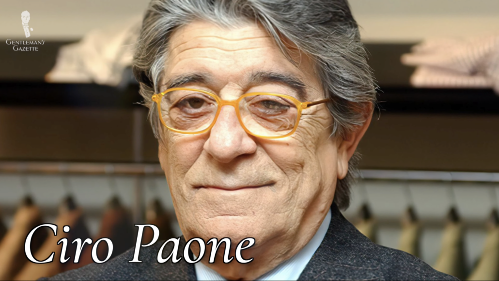 Ciro Paone, the founder of Kiton.