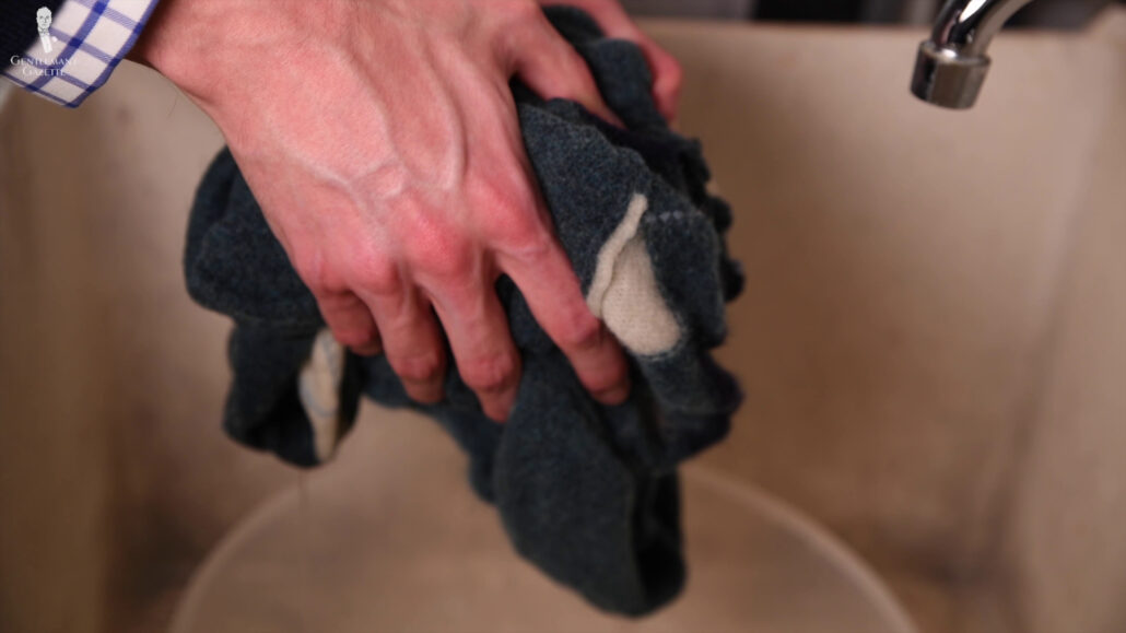 Handwashing your knitwear can help preserve its appearance.